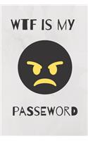 WTF is my password notebook