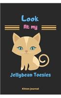 Look at my jellybean toesies: cat journal to write in for women, Cute Cat journal-120 pages(6"x9") Matte Cover Finish