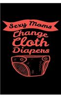 Sexy Mom Change Cloth Diapers