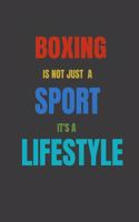 Boxing Is Not Just A Sport It's A Lifesytle