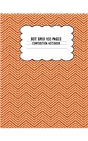 Dot Grid 100 Pages Composition Notebook
