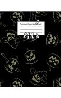 Halloween Abstract Pattern Volume 11 College Ruled Journal: 110 Blank Lined Wide Ruled (7.5 x 9.25) Pages to Jot Down Your Thoughts