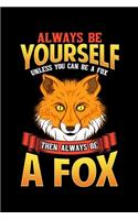 Always Be Yourself Unless You Can Be A Fox Then Always Be A Fox
