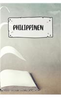 Philippinen: Liniertes Reisetagebuch Notizbuch oder Reise Notizheft liniert - Reisen Journal für Männer und Frauen mit Linien