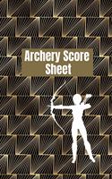 Archery score sheet