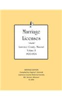 Lawrence County Missouri Marriages 1900-1904