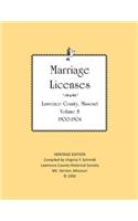 Lawrence County Missouri Marriages 1900-1904