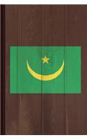Mauritania Flag Journal Notebook