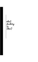 What Fuckery Is This?: Daily Action Planner -My Next 90 Days