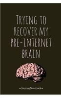 Trying to recover my pre-internet brain