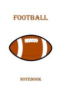 Football Notebook (6 x 9 inches, 50 sheets)