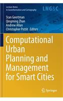 Computational Urban Planning and Management for Smart Cities