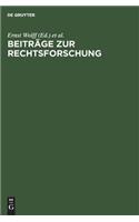 Beitr GE Zur Rechtsforschung: [Deutsche Landesreferate Zum 3. Internationalen Kongre F R Rechtsvergleichung in London 1950]