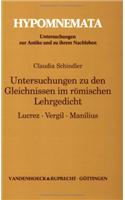 Untersuchungen Zu Den Gleichnissen Im Romischen Lehrgedicht