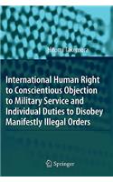 International Human Right to Conscientious Objection to Military Service and Individual Duties to Disobey Manifestly Illegal Orders