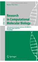 Research in Computational Molecular Biology