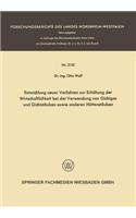 Entwicklung Neuer Verfahren Zur Erhöhung Der Wirtschaftlichkeit Bei Der Verwendung Von Gichtgas Und Gichtstäuben Sowie Anderen Hüttenstäuben