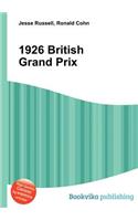 1926 British Grand Prix: (English)