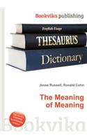 The Meaning of Meaning