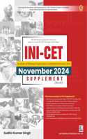 INI CET SUPPLEMENT NOVEMBER 2024