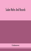 Sudan notes and records