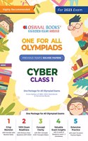 Oswaal One For All Olympiad Previous Yearsâ€™ Solved Papers, Class-1 Cyber Book (Useful book for all Olympiads) (For 2023 Exam)