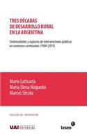 Tres décadas de desarrollo rural en la Argentina