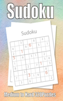 Sudoku Medium to Hard 320 Puzzles