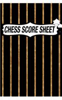 Chess Score Sheet