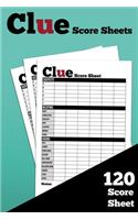 Clue Score Sheets