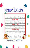 Trace Letters: Alphabet Handwriting Practice workbook for kids: Preschool writing Workbook with Sight words for Pre K, Kindergarten and Kids Ages 3-5. ABC print ha