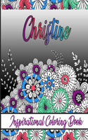 Christine Inspirational Coloring Book