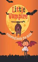 Little Vampire Coloring Book for Kids