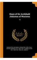 Diary of Sir Archibald Johnston of Wariston: 18