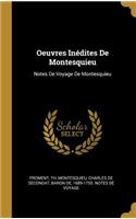 Oeuvres Inédites De Montesquieu