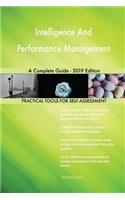 Intelligence And Performance Management A Complete Guide - 2019 Edition