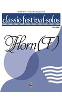 Classic Festival Solos Horn in F Vol. 2 Piano Acc.