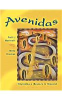 Avenidas: Beginning a Journey in Spanish (Book Only)
