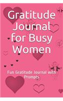 Gratitude Journal for Busy Women