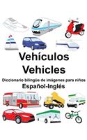 Español-Inglés Vehículos/Vehicles Diccionario bilingüe de imágenes para niños