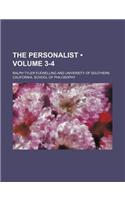 The Personalist (Volume 3-4): (English)