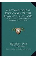 Etymological Dictionary of the Romance Languages
