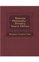 Business Philosophy