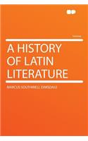 A History of Latin Literature