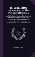 Outlines of the Veterinary art; or, The Principles of Medicine: As Applied to the Structure, Functions, and Economy, Of the Horse, and to More Scientific and Successful Manner Of Treating his Various Diseases: Co