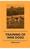 Training Of War Dogs