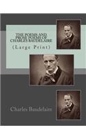 The Poems and Prose Poems of Charles Baudelaire: (Large Print)(English)
