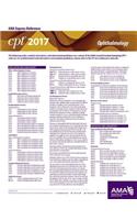 CPT 2017 Express Reference Coding Card Ophthalmology