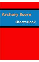 Archery Score Sheets Book