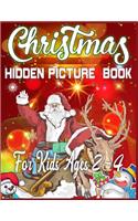 Christmas Hidden Picture Book For Kids Ages 2-4